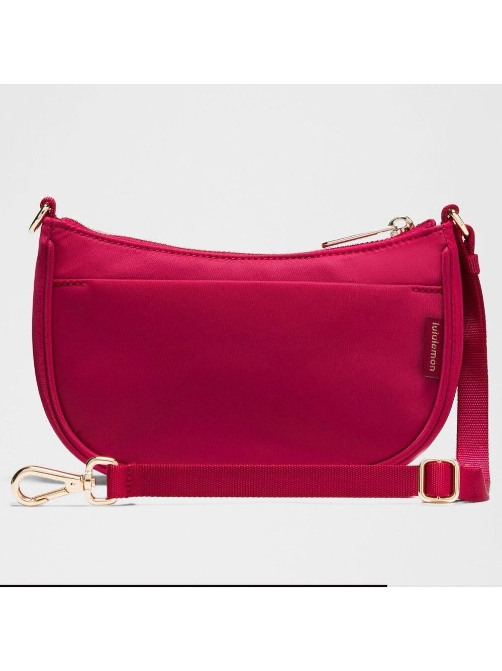 Lululemon-City Essentials Mini Shoulder Bag 1L-Berry Rumble-NWT - Picture 2 of 12